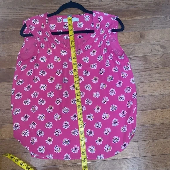 EUC Loft Petite Floral Sleeveless top - Picture 7 of 10
